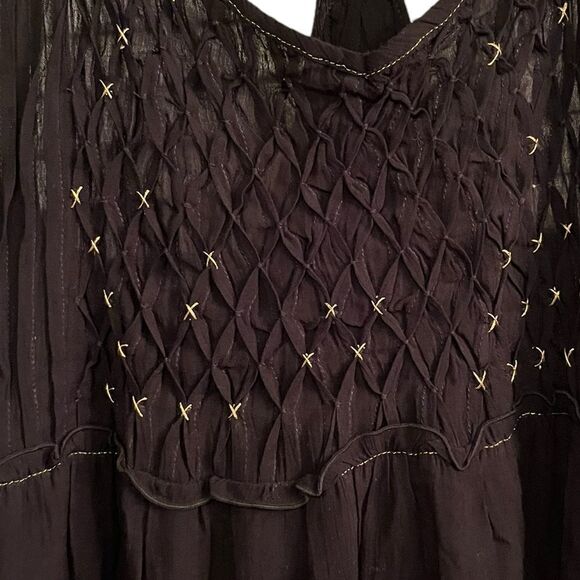 Poupette St Barth Women’s Racerback Viscose Crinkle Dress, Size M, NWT - Picture 3 of 7